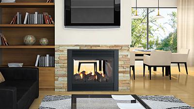 Regency Traditional See-thru Direct Vent Fireplace