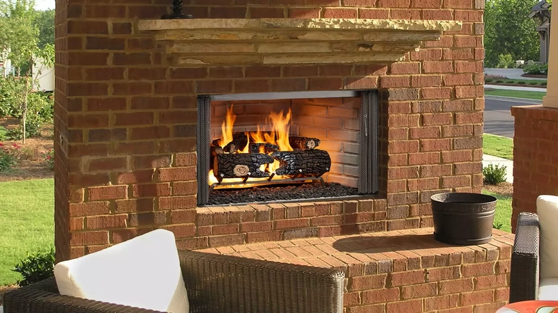 Villawood Outdoor Wood Fireplace