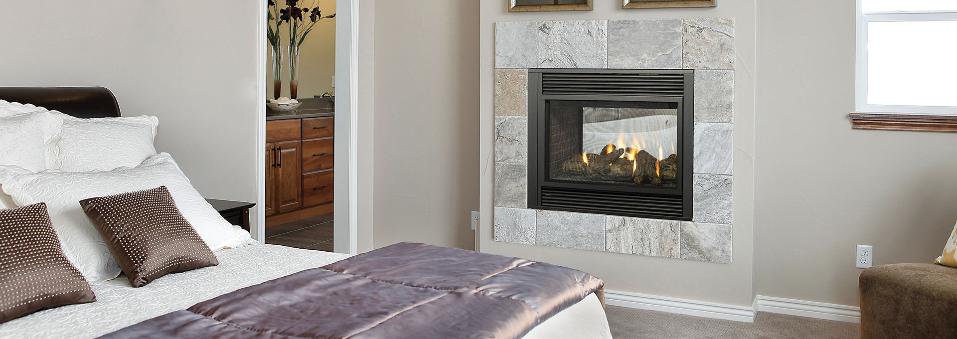 Regency Traditional See-thru Direct Vent Fireplace