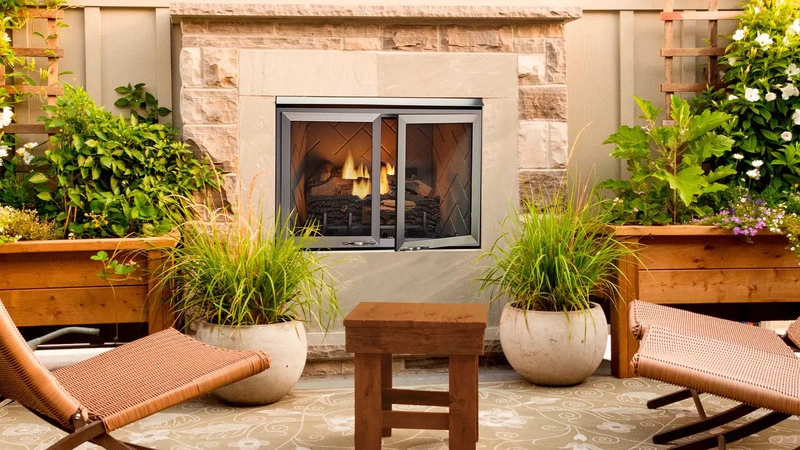 Vesper Outdoor Gas Fireplace